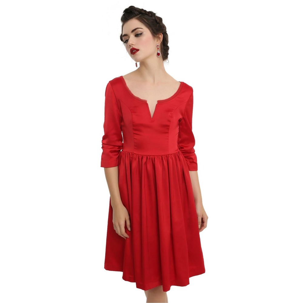 Hot Topic Outlander Red Party Dress Size XS Novelty Book and TV Inspired